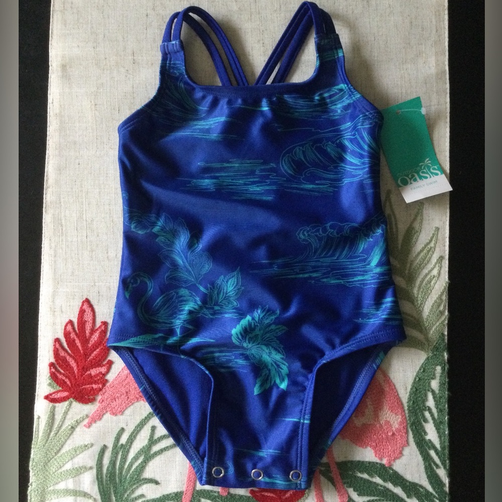 🆕 Baby Girl Swimsuit 🏝💙💚